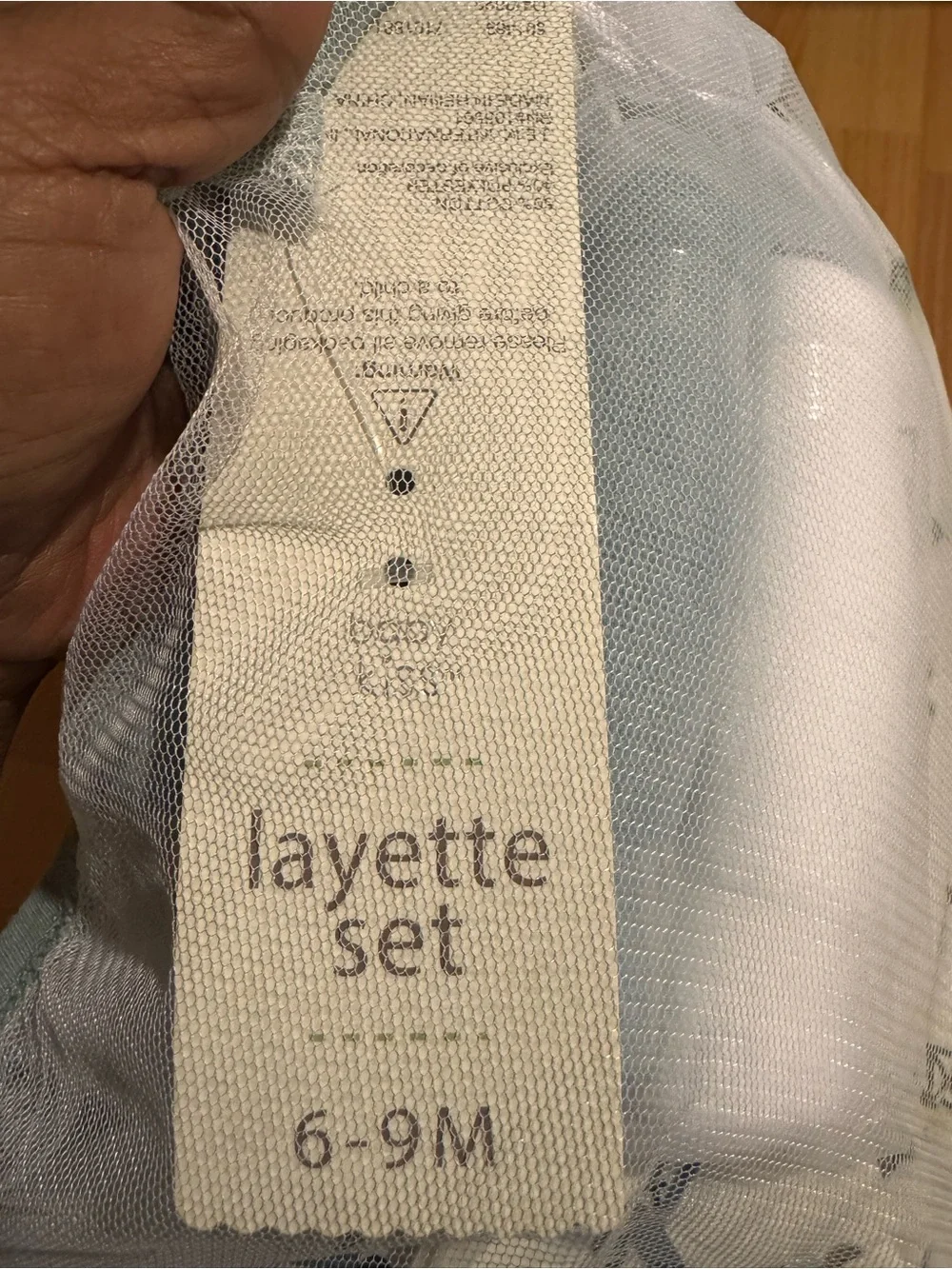 Soft Blue 'Little Man' Bib & Layette Set for Babies